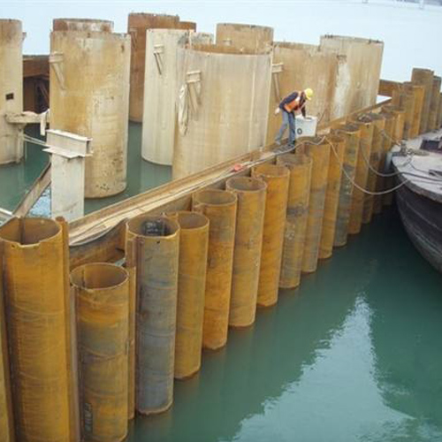 山东钢护筒现场安装